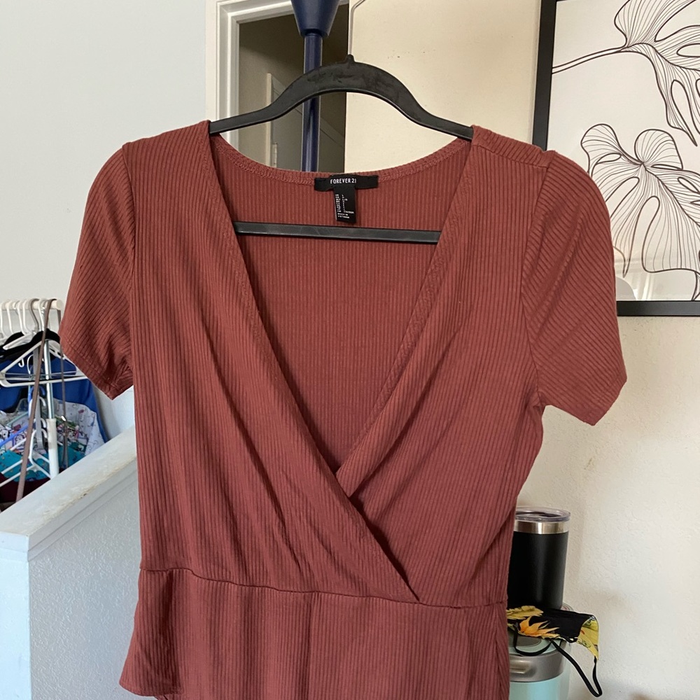 Mauve body suit
